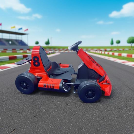 صورة سيارة أطفال كهربائية سباق ثلاث سرعات